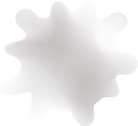 Virus 3d blue bacteria Royalty Free Vector Image