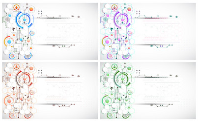 abstract background with plexus effect scientific vector image