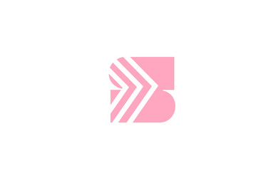 Pink grey r alphabet letter logo icon design Vector Image