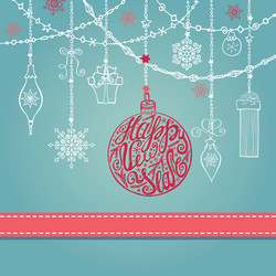 New year card vector