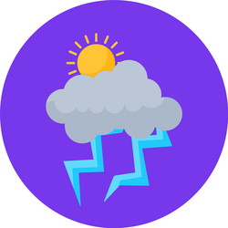 Stormy weather vector