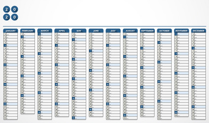 2021 year calendar vertical design Royalty Free Vector Image