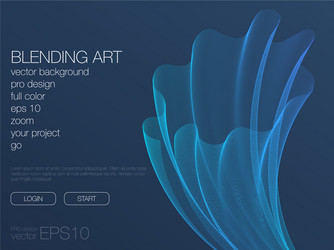 futuristic user interface ui technology vector image