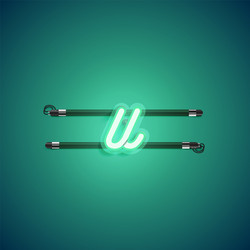 green neon character vector