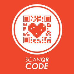 scan qr code design vector image