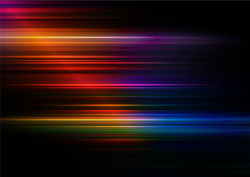 Abstract speed lines with colorful background vector