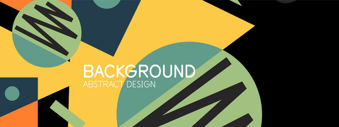 abstract background with blocks lines geometric vector image