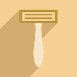 flat with shadow icon and mobile application vector image