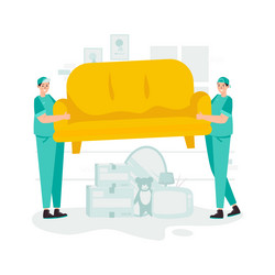 Moving house service vector