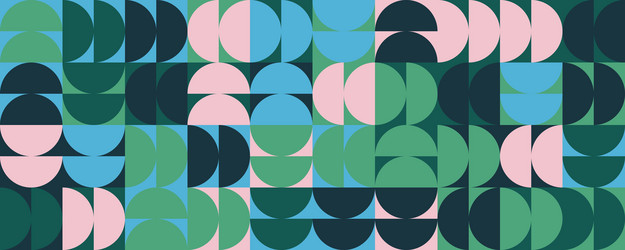 Circular abstract pattern design vector