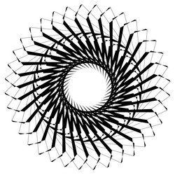 Rotating Circular Forms vector