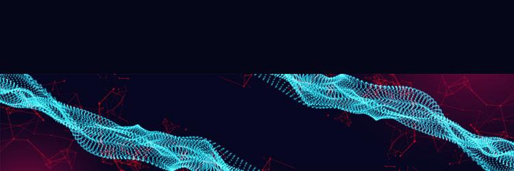 abstract background glowing particles dynamic flow vector image