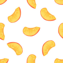 seamless pattern with of slices vector image