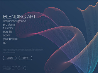 futuristic user interface ui technology vector image