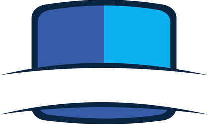 Emblem template blank Royalty Free Vector Image