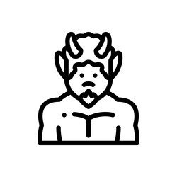 favorite icon thin linear style design isolated vector image