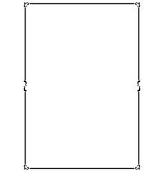 border a4 project vector frame flower empty
