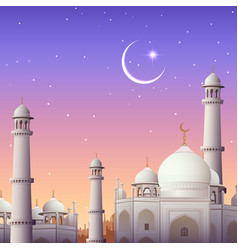 Eid Mubarak Happy Eid background Royalty Free Vector Image