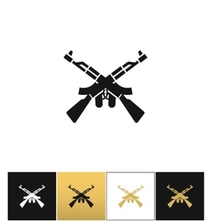 Military weapons icons set Royalty Free Vector Image