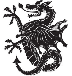 tribal dragon royalty free vector image vectorstock tribal dragon royalty free vector image vectorstock