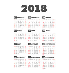 2018 Pocket Calendar - FREE DOWNLOAD