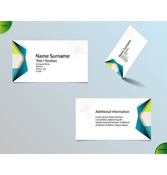 buisness card layout