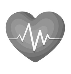 Heartbeat or cardiogram logo Vector Image by Glopphy - Image #925634