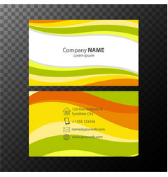 Travel Business Card Template With Orange Wavy Designs businesscard vector images 450 Travel Business Card Template With Orange Wavy Designs businesscard vector images 450