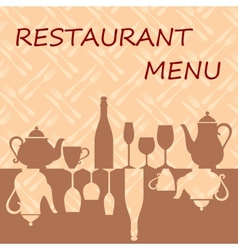 Menu cover background Royalty Free Vector Image