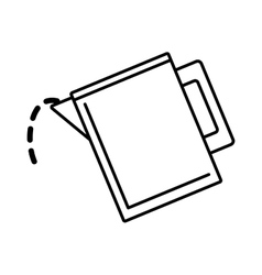pitcher water juicy kitchen icon outline vector