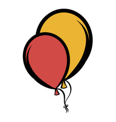 Colorful balloons Royalty Free Vector Image - VectorStock