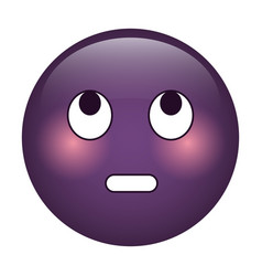 Download Rolling eyes emoji Royalty Free Vector Image - VectorStock