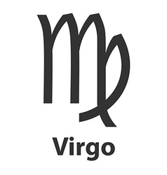 Virgo symbol Royalty Free Vector Image - VectorStock