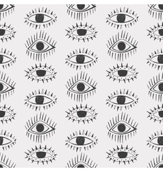 Abstract cartoon eyes Royalty Free Vector Image