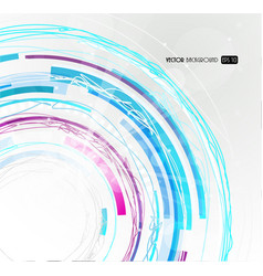Futursitic circles Royalty Free Vector Image - VectorStock