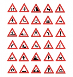 Road signs Royalty Free Vector Image - VectorStock
