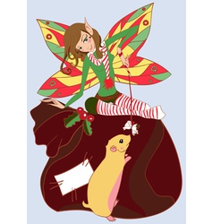 Download Christmas fairy Royalty Free Vector Image - VectorStock