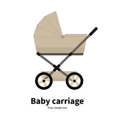 cartoon baby carriage