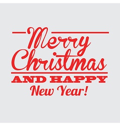 Merry Christmas vintage greeting card Royalty Free Vector