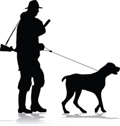 Hunting dog Royalty Free Vector Image - VectorStock