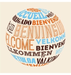 Language poster design Royalty Free Vector Image