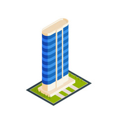 City tower skyscraper composition Royalty Free Vector Image