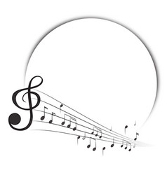 music notes template