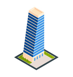 City tower skyscraper composition Royalty Free Vector Image