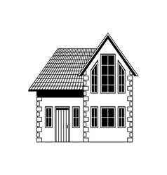 Car freehand drawing icon black and white Vector Image