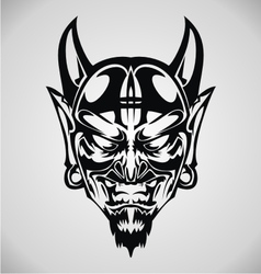 devil head tattoo design royalty free vector image devil head tattoo design royalty free vector image
