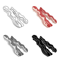 Bacon Royalty Free Vector Image - VectorStock