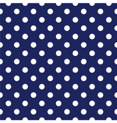 navy polka background pattern dots vector dot seamless vectorstock vectors