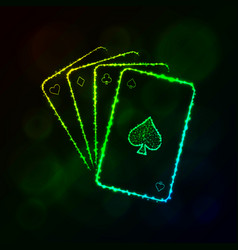 Symbols of playing cards Royalty Free Vector Image