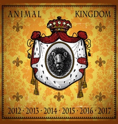 Royal crown banner Royalty Free Vector Image - VectorStock